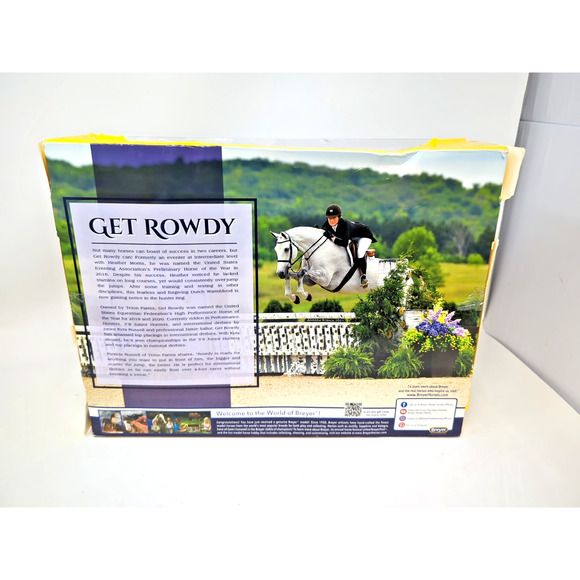 BREYER TRADITIONAL-Get Rowdy-Dutch Warnblood Jumping Horse-2023-New In Box - Picture 5 of 6